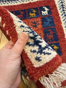 おすすめPoint！2: ギャッベ/座布団サイズ40×40cm（フリンジ・ボンボリあり）