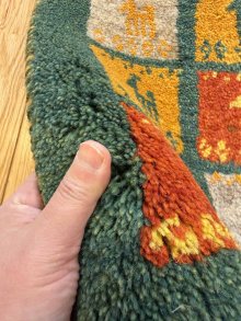 おすすめPoint！2: ギャッベ/座布団サイズ39×42cm（フリンジ・ボンボリあり）