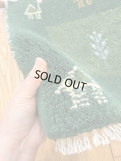 画像4: ギャッベ/座布団サイズ41×45cm（フリンジ・ボンボリあり）