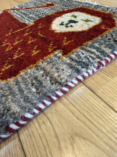 画像5: ギャッベ/座布団サイズ38×40cm（ボンボリなし）