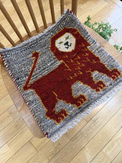 画像6: ギャッベ/座布団サイズ38×40cm（ボンボリなし）