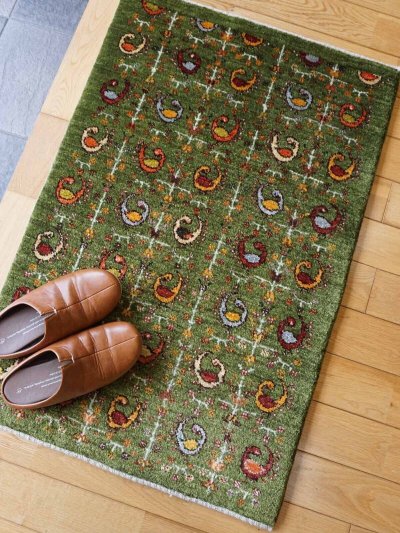 画像1: ルリバフ/玄関マット大91×60cm