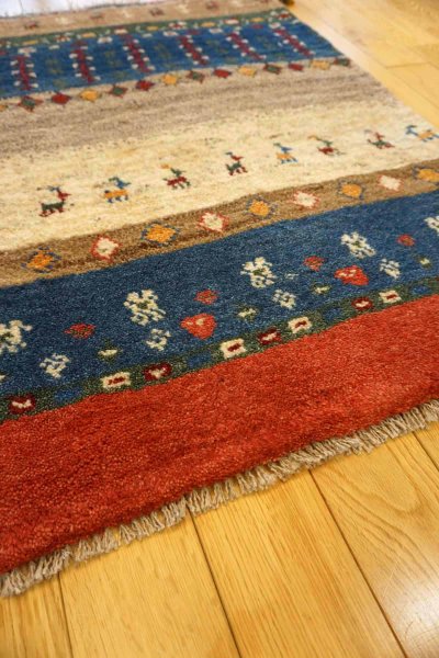 画像5: ギャッベ/玄関マット大90×62cm