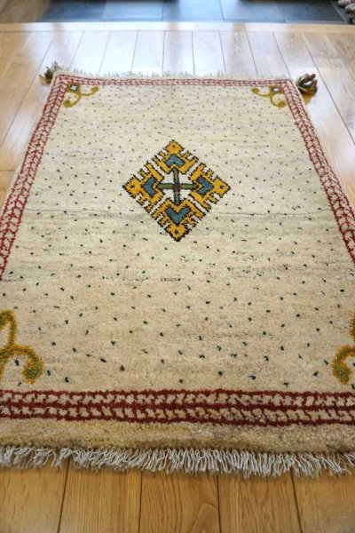 画像2: ギャッベ/玄関マット大91×67cm