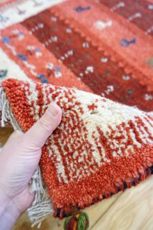 おすすめPoint！2: ギャッベ/玄関マット大91×65cm