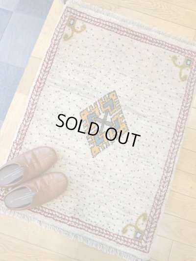 画像1: ギャッベ/玄関マット大91×67cm