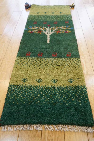 画像2: ギャッベ細長サイズ109×40cm