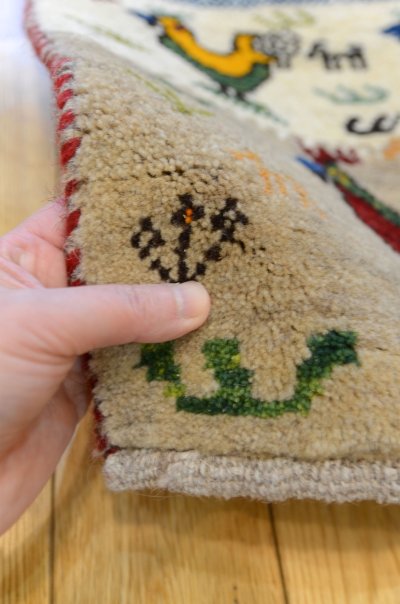 画像4: カシュクリ/座布団サイズ・四角43×41cm(フリンジなし)