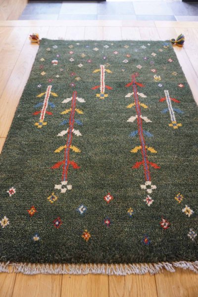 画像3: ギャッベ/玄関マット大88×60cm