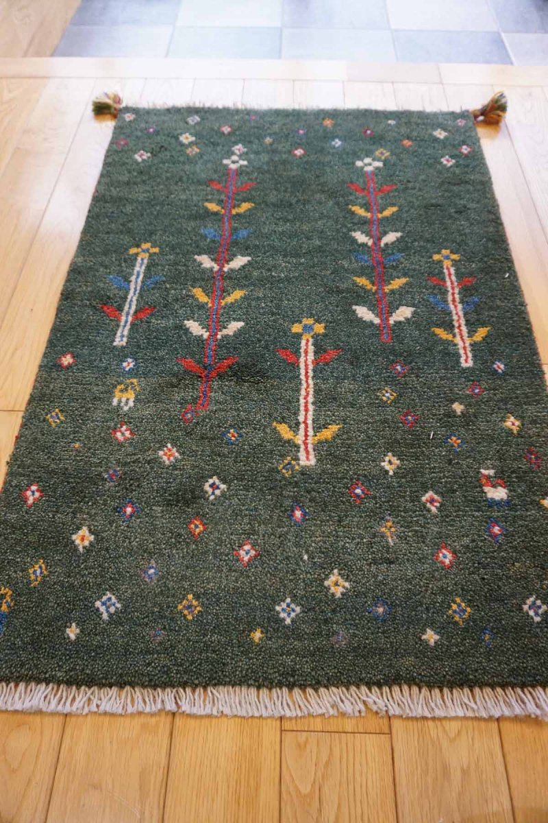 画像2: ギャッベ/玄関マット大88×60cm (2)