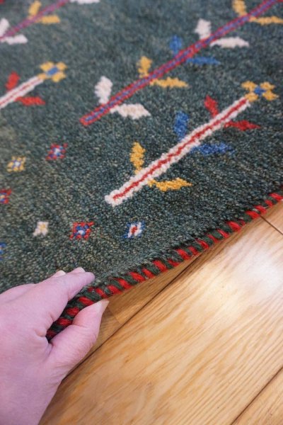 画像8: ギャッベ/玄関マット大88×60cm