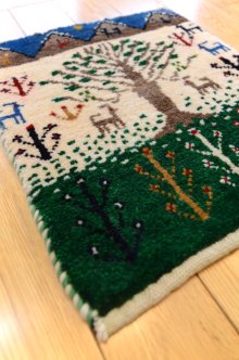 おすすめPoint！1: カシュクリ/座布団サイズ・四角43×36cm(フリンジなし)