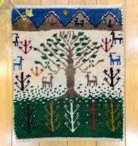 カシュクリ/座布団サイズ・四角43×36cm(フリンジなし)