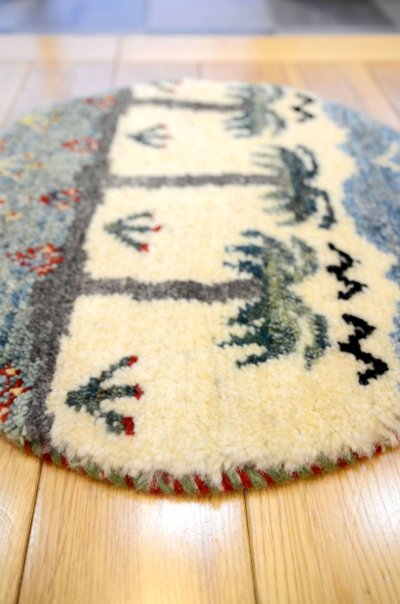 画像3: カシュクリ/座布団サイズ・丸38×38cm