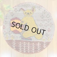 カシュクリ/座布団サイズ・丸39×40cm