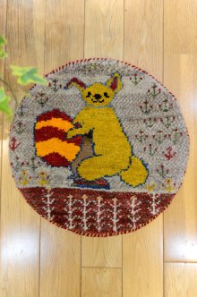 おすすめPoint！1: カシュクリ/座布団サイズ・丸39×40cm