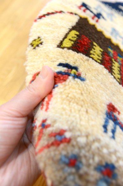 画像4: カシュクリ/座布団サイズ・丸37×38cm