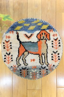 おすすめPoint！1: カシュクリ/座布団サイズ・丸38×38cm