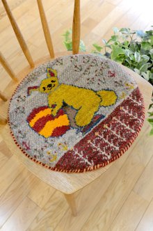 おすすめPoint！3: カシュクリ/座布団サイズ・丸39×40cm