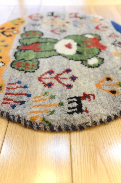 画像3: カシュクリ/座布団サイズ・丸38×39cm