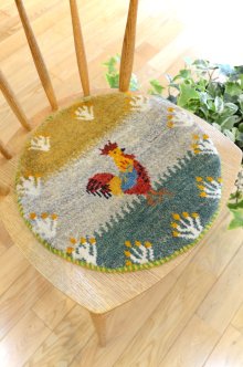 おすすめPoint！3: カシュクリ/座布団サイズ・丸39×38cm