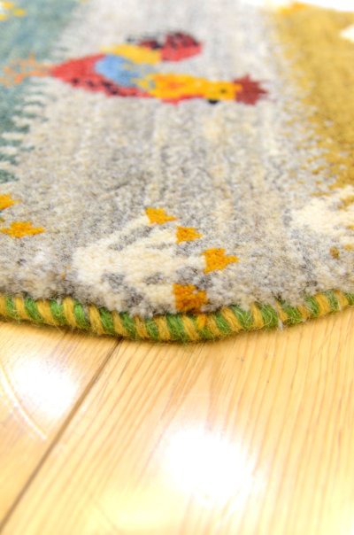 画像3: カシュクリ/座布団サイズ・丸39×38cm