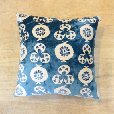 画像1: シルク&ベルベットクッションカバー約50×50cm（中材付き）