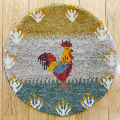 画像1: カシュクリ/座布団サイズ・丸39×38cm