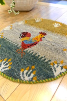 おすすめPoint！2: カシュクリ/座布団サイズ・丸39×38cm