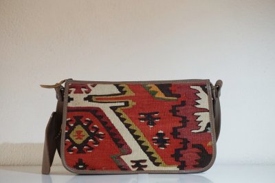 画像1:  オールドキリムショルダーバッグ 通常価格¥30,000 