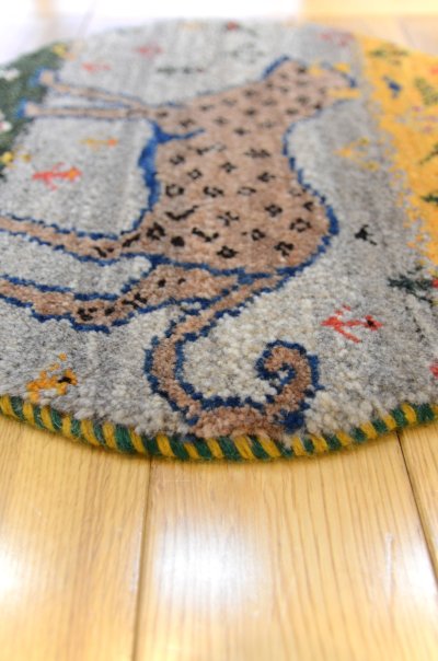 画像3: カシュクリ/座布団サイズ・丸38×37cm