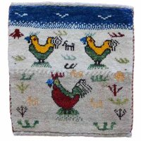 カシュクリ/座布団サイズ・四角43×41cm(フリンジなし)