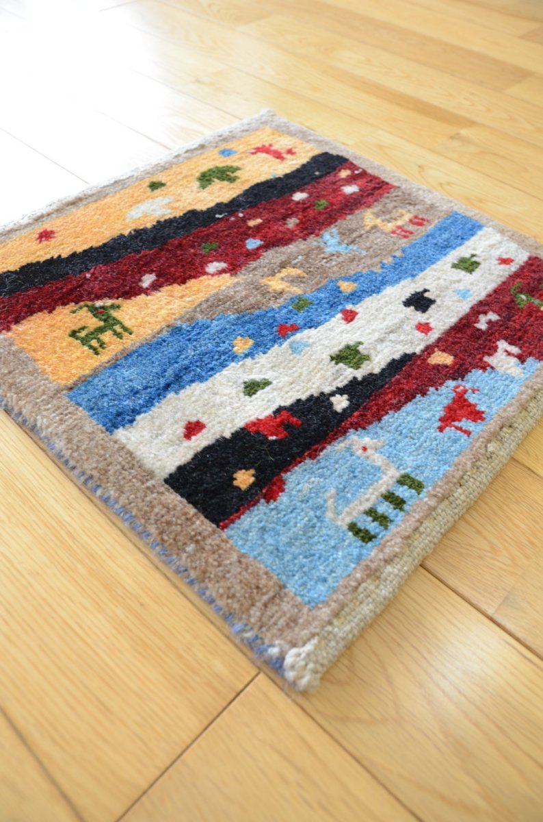 画像3: カシュクリ/座布団サイズ・四角39×38cm(フリンジなし) (3)