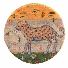 画像1: カシュクリ/座布団サイズ・丸38×37cm (1)