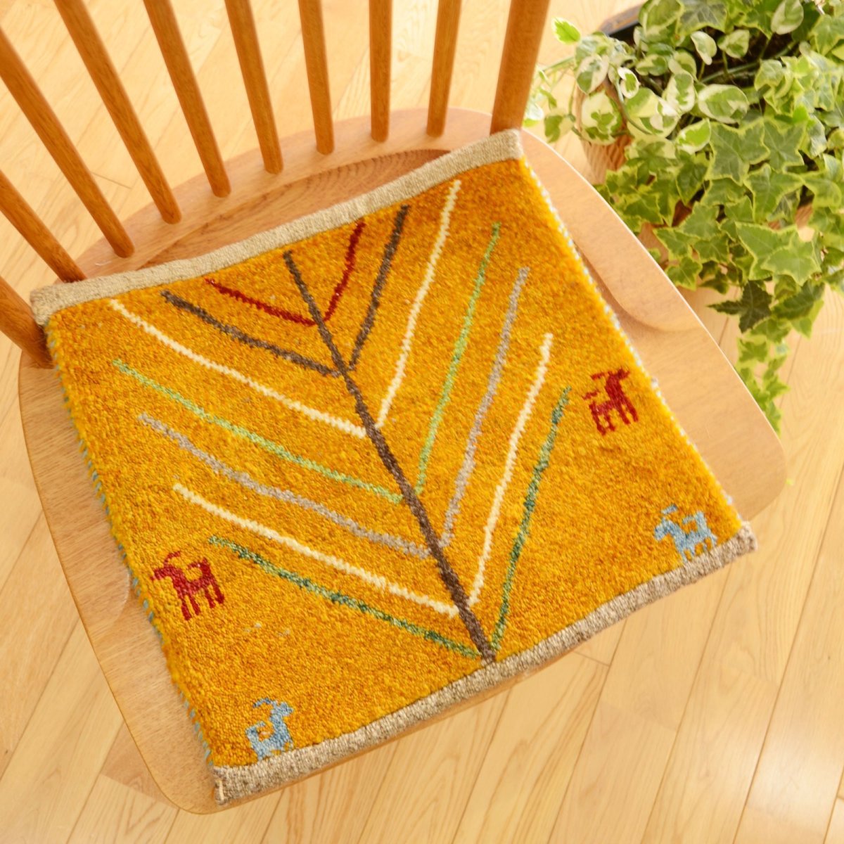 画像7: カシュクリ/座布団サイズ・四角37×39cm(フリンジなし) (7)