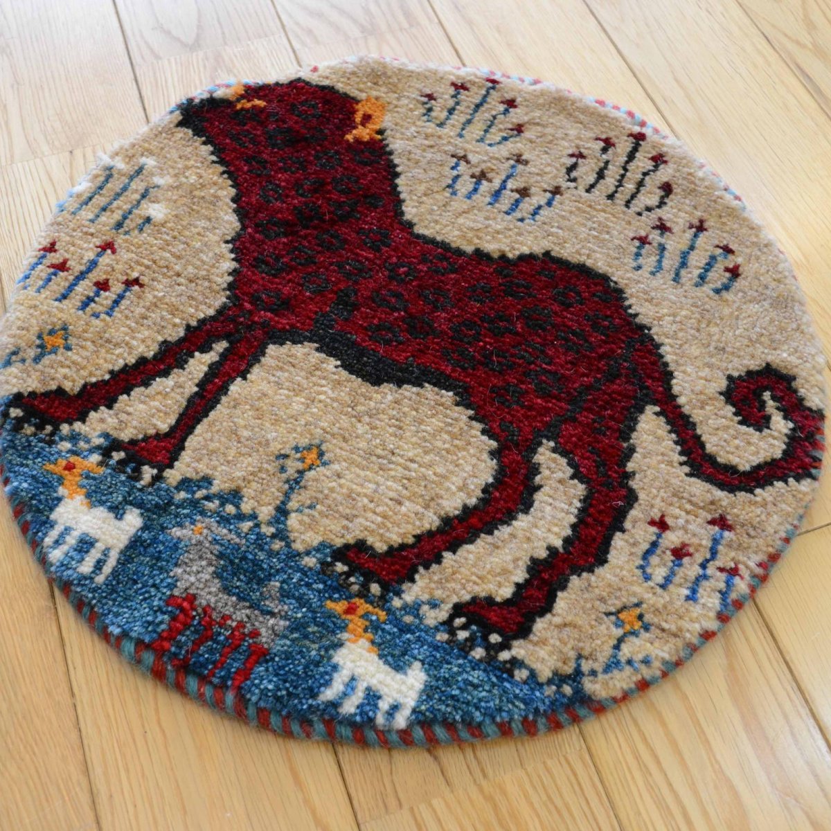 画像2: カシュクリ/座布団サイズ・丸38×38cm (2)