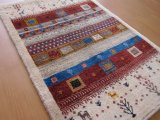 [up]　ギャッベ玄関マット大　約90×60cm