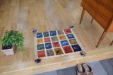 [up]　ギャッベ座布団サイズ　60×40cm
