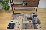 [up]　ギャッベ・アクセントラグサイズ約120×80cm