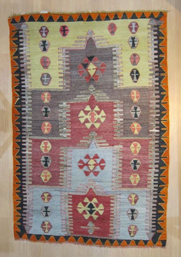オールドキリムコンヤ150×100cm-オールドキリム-|abraj(ア オールドキリムコンヤ150×100cm-オールドキリム-|abraj(ア
