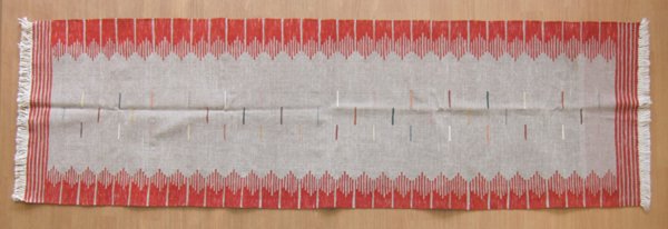 画像1: コンヤキリム/センターラグサイズ　206×63cm (1)