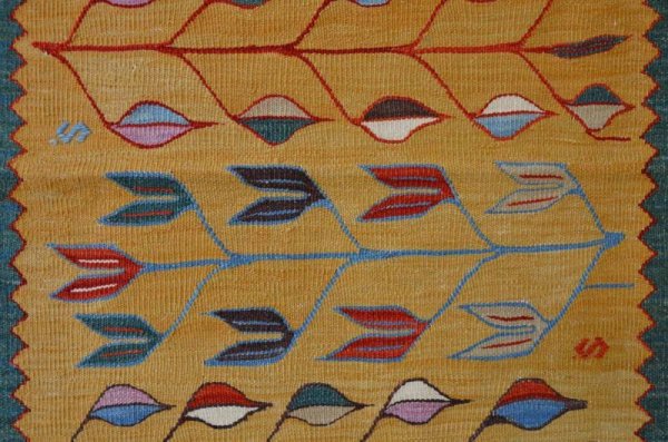 画像2: コンヤキリム【玄関マットサイズ】 69×51 (2)