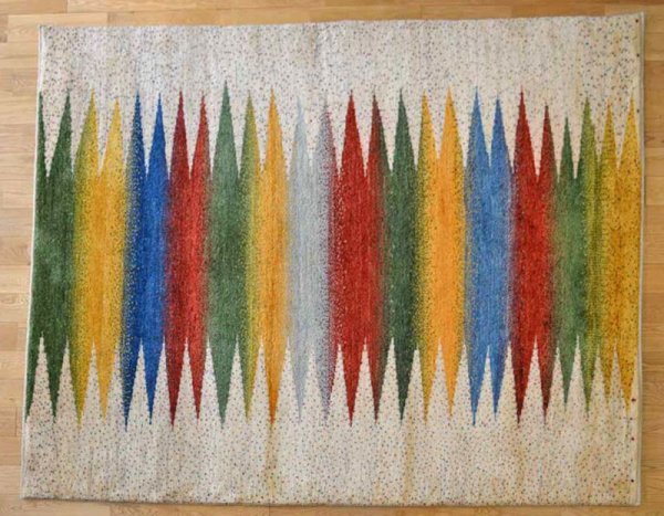 画像7: カシュクリ/センターラグサイズ197×151cm (7)