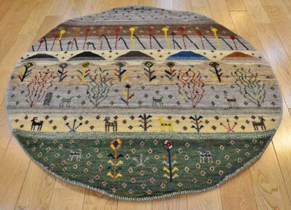 画像2: カシュクリ/大きめの玄関マットサイズ100×100cm (2)