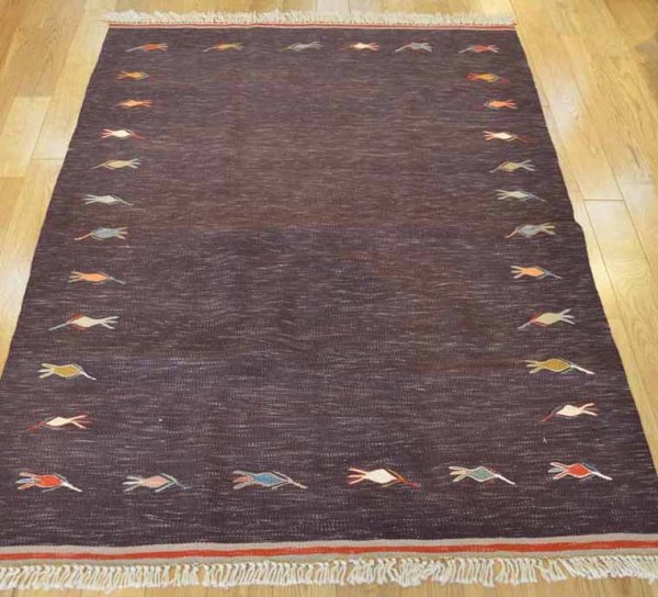 画像3: コンヤキリム【アクセントラグサイズ】　141×105　ｃｍ (3)