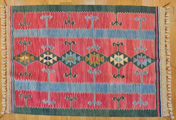 画像2: コンヤキリム【アクセントラグサイズ】 122×90 cm (2)