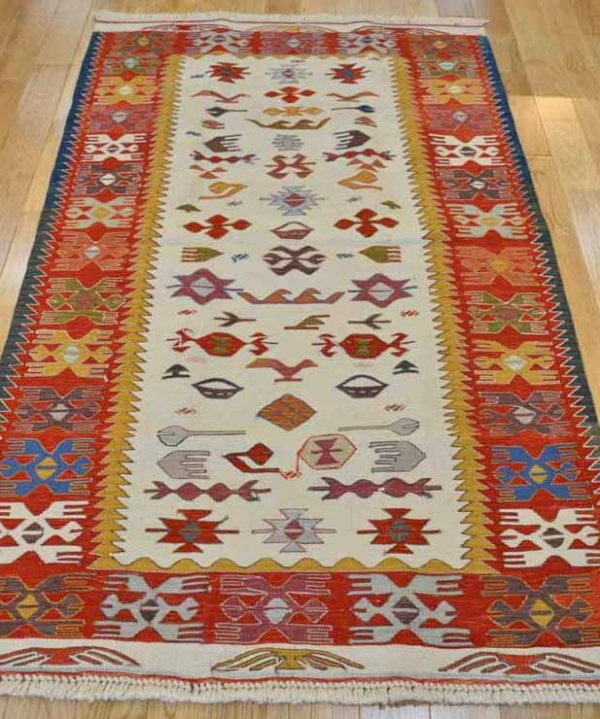 画像3: コンヤキリム【アクセントラグサイズ】 167×99 cm (3)