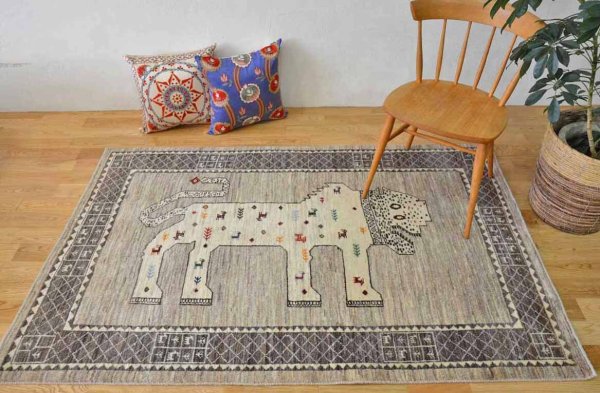 画像1: アメレ/アクセントラグサイズ178×119cm (1)