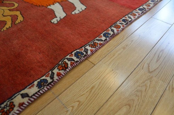 画像8: オールドギャッベ（ライオン）162×78cm (8)