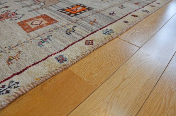 画像7: オールドギャッベ（羊・ヤギ）154×103cm (7)